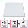 American Built Pro Access Cover, 12 in x 12 in White Plastic Onepiece, 20PK ACF - 1212 P20